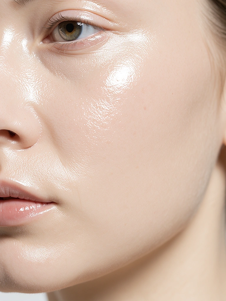 Healthy skin texture